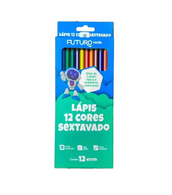 LAPIS DE COR FUTURO C/12 RED 092205