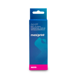 TINTA PARA IMPRESSORA MAXPRINT EPSON 100ML MAGENTA T664320 - L110, L210, L220, L355, L365, L375, L380, L395, L495, L555.