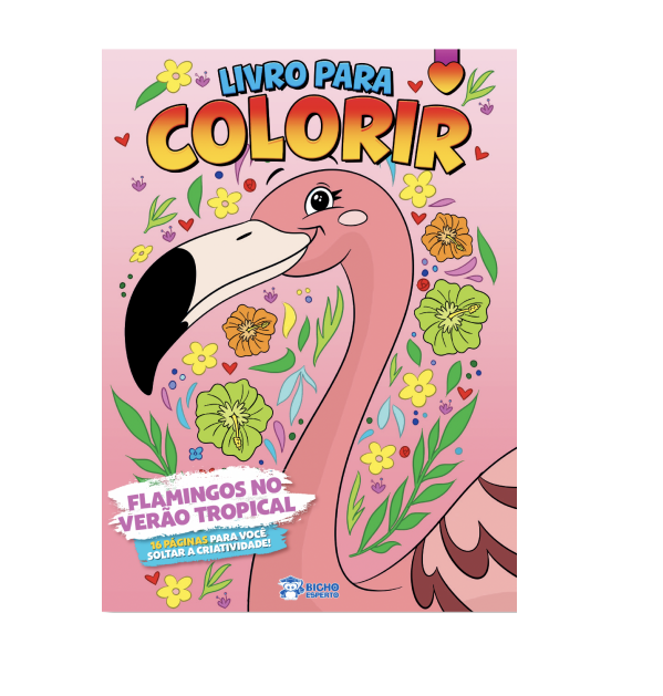 LIVRO BICHO ESPERTO COLORIR BICHINHOS CARINHOSOS