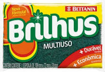 ESPONJA BRILHUS MULTIUSO DUPLA FACE