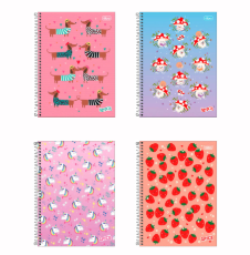 CADERNO TILIBRA 1.1 80FLS CAPA DURA PEPPER MASCULINO 153648