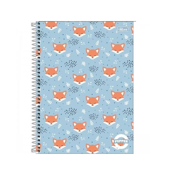 CADERNO TILIBRA 12.1 192FLS CAPA DURA PEPPER FEMININA  234851