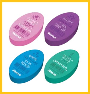 BORRACHA MERCUR TR OVAL COLOR SORTIDA