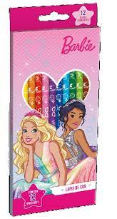 LAPIS DE COR TRIS C/12 BARBIE 643557