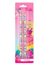 LAPIS TRIS BARBIE BLISTER C/3