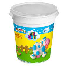 MASSA DE MODELAR UTI GUTI 500G SOFT BRANCO