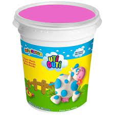 MASSA DE MODELAR UTI GUTI 500G SOFT ROSA ESCURO