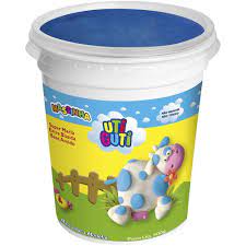 MASSA DE MODELAR UTI GUTI 500G SOFT AZUL ESCURO