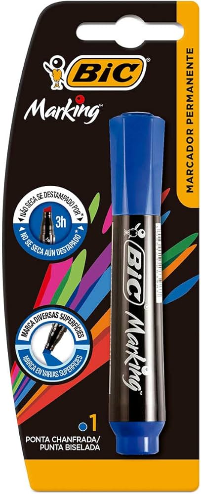 MARCADOR BIC PERMANENTEE MARKING FELTRO AZUL 9308899