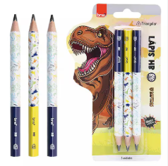 LAPIS BRW HB TECNICO SEXTAVADO LP0010 - BLISTER