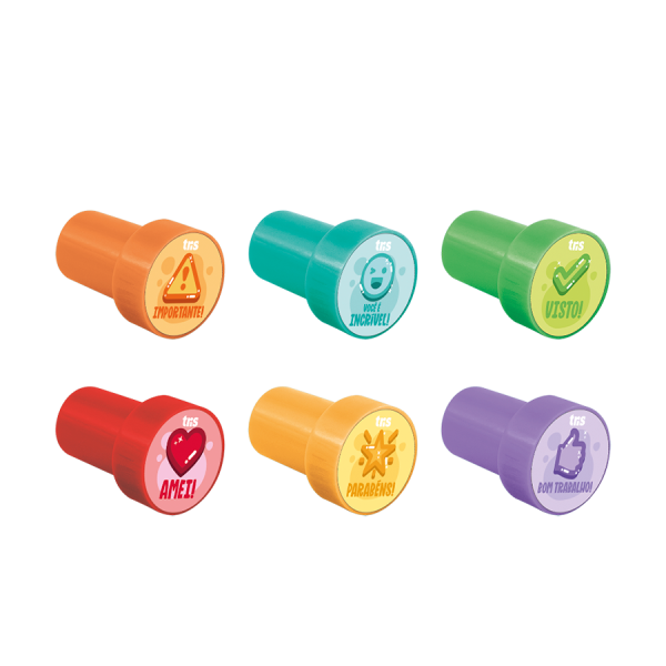 CARIMBO TRIS PEDAGOGICO SORTIDO