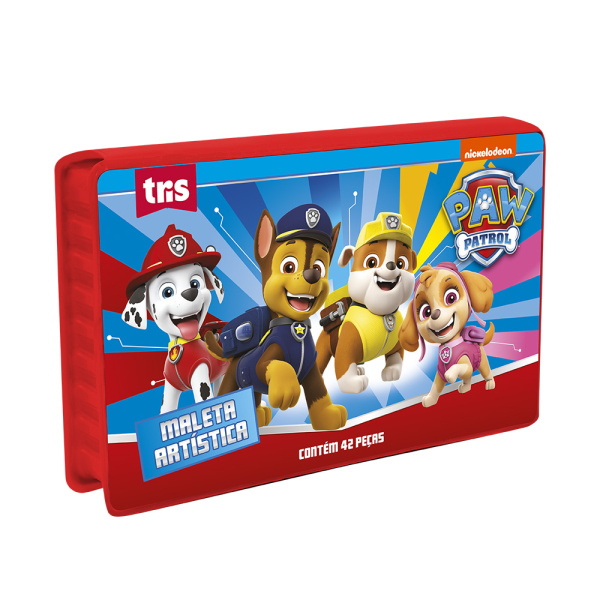 MALETA DE PINTURA TRIS PATRULHA CANINA 42 PECAS 