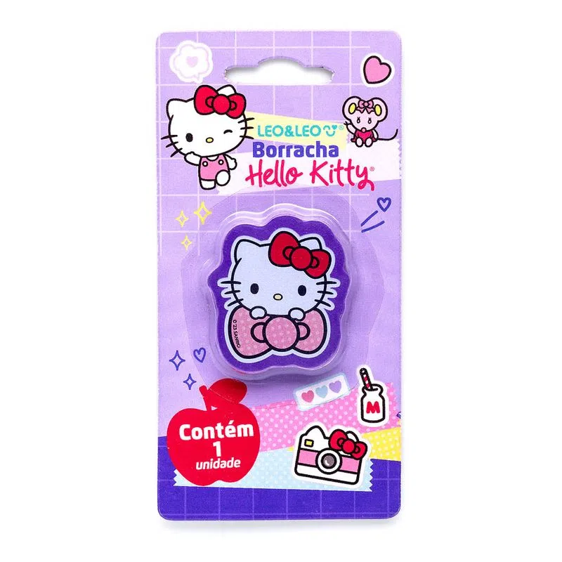 BORRACHA LEO&LEO HELLO KITTY SORTIDA BLISTER