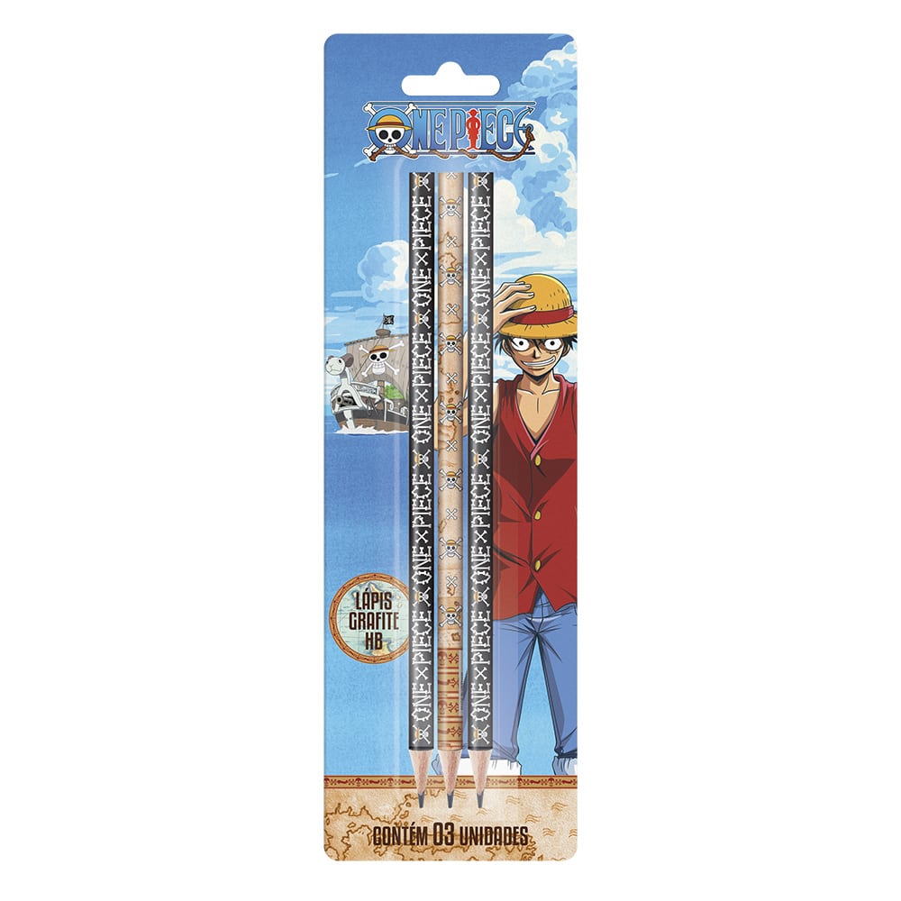 LAPIS TRIS PRETI ONE PIECE 900807