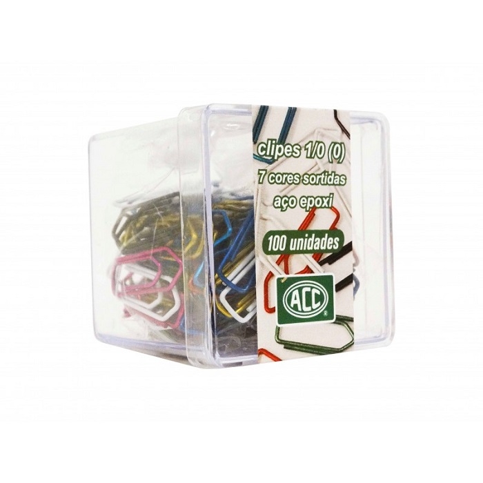 CLIPE ACC 1/0 ACO EPOXI C/100 SORTIDO