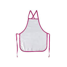 AVENTAL WALEU BRANCO/ROSA INFANTIL