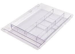 ORGANIZADOR WALEU P/GAVETA AMPLIAVEL CRISTAL