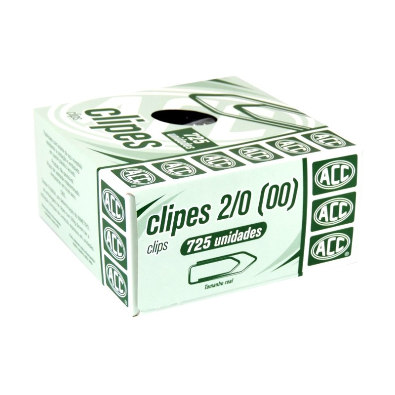 CLIPE GALVANIZADO ACO ACC 2/0 CX/500G