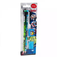 KIT MOLIN ESCOLAR AVENGERS C/4 BLISTER