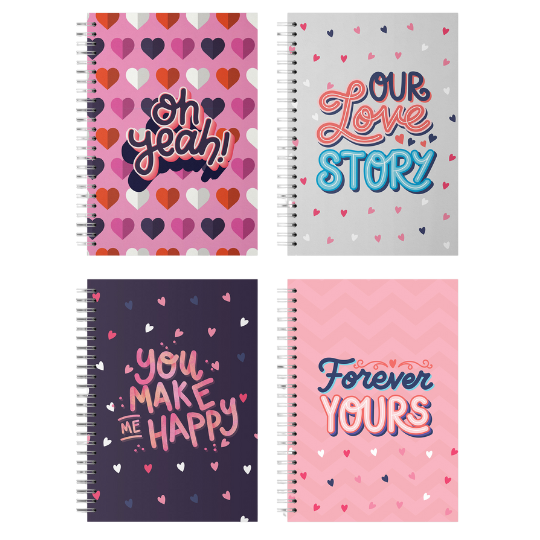 CADERNO JANDAIA 10.1 160F CD FEMININO 01 75475 - CAPAS SORTIDAS