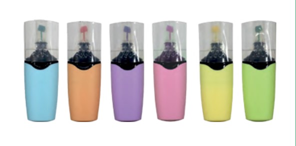 MARCA TEXTO BRW NEON MINI PONTA TRANSPARENTE SORTIDO