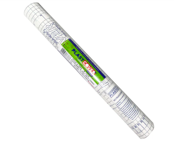 PLASTICO ADESIVO PLASTCOVER 45X25M ECONOMIC