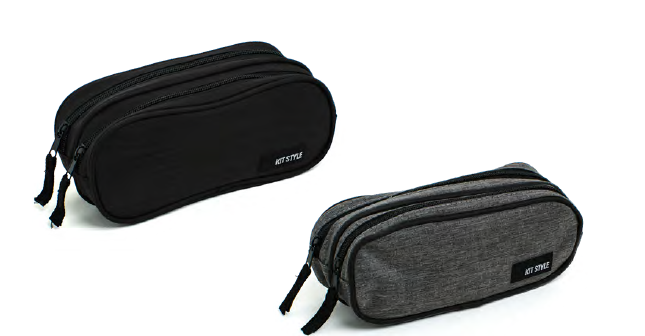 ESTOJO KIT PORTA OBJETOS PRETO MASCULINO KIT STYLE