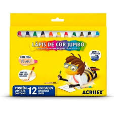 LAPIS DE COR ACRILEX JUMBO C/12 9621