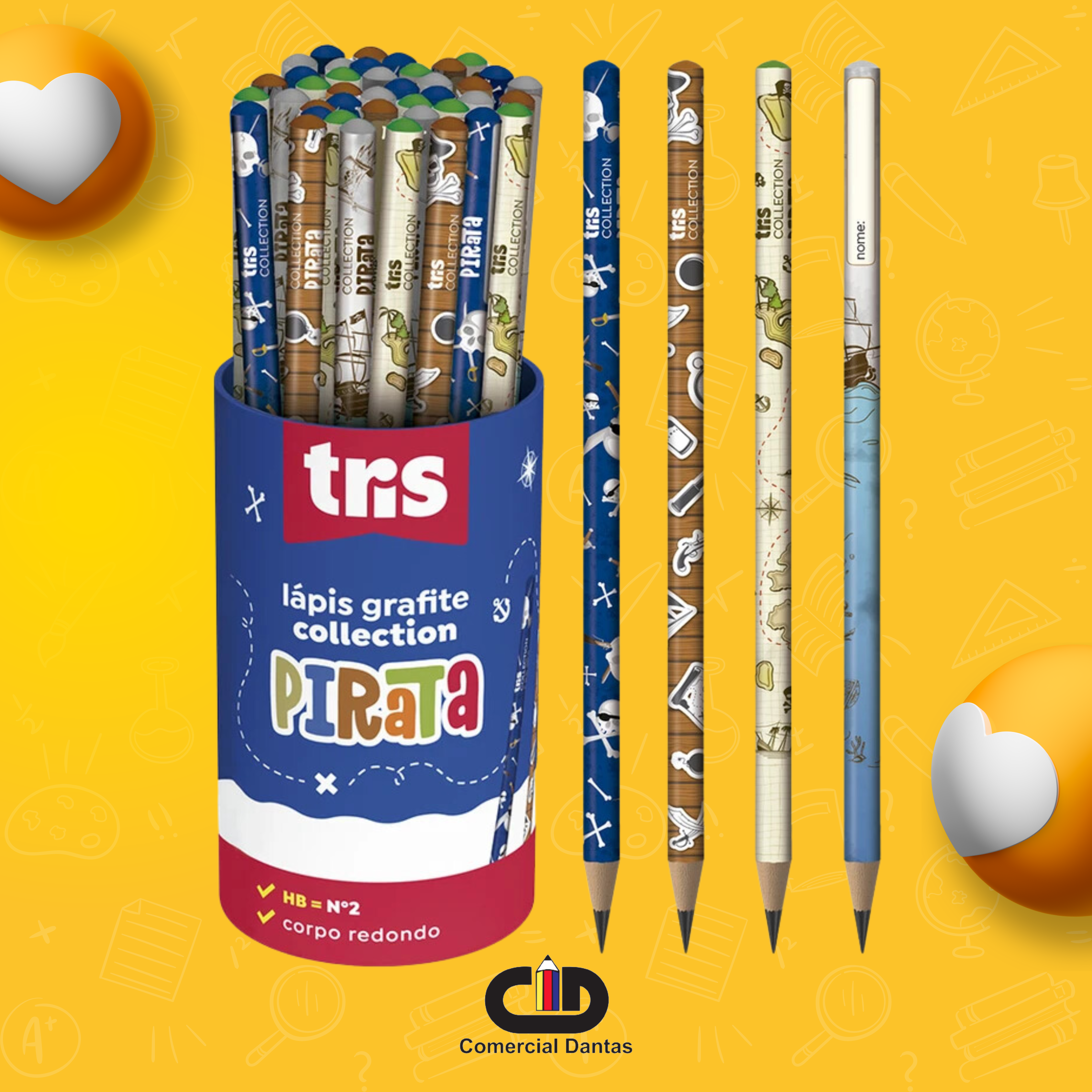 LAPIS TRIS COLLECTION PIRATA