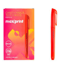 MARCA TEXTO MAXPRINT NEEDS VERMELHO 70000137