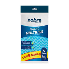 PANO MULTIUSO NOBRE LEVE 5 PAGUE 4 AZUL