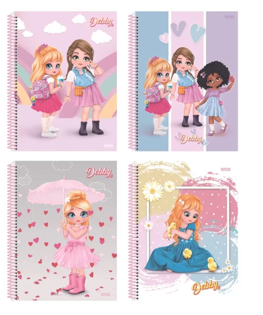 CADERNO SAO DOMIN UNIVERSITARIO 1.1 80F CD DEBBY (CAPA SORTIDA)