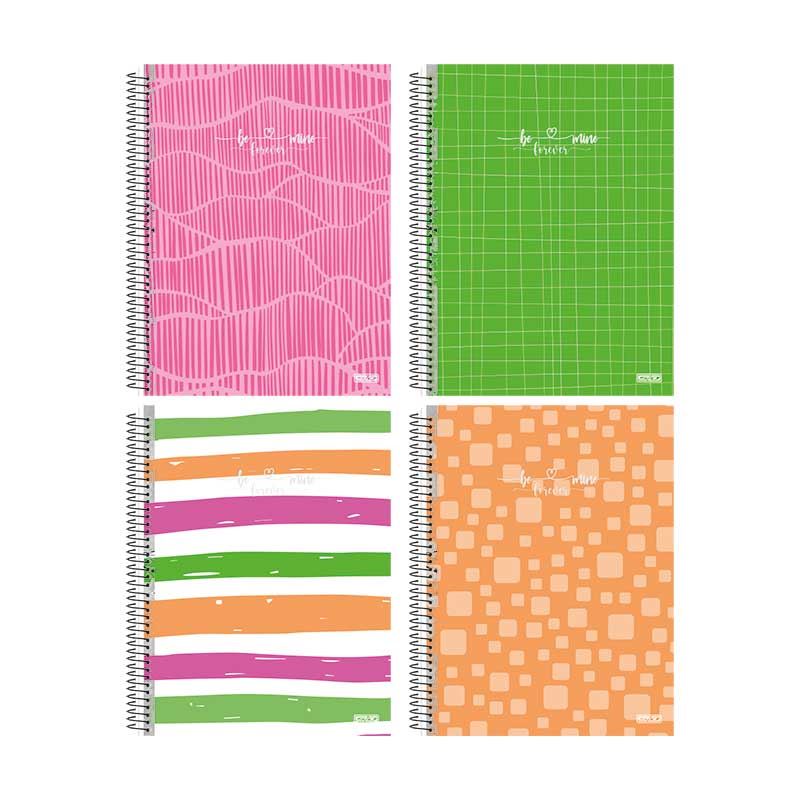 CADERNOS SAO DOMIN 10.1 160F BE MINE (CAPAS SORTIDAS)