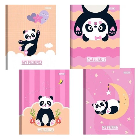 CADERNO SAO DOMIN 1/4 80F CD BROCH MY FRIEND (PEQUENO)