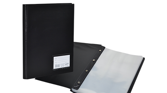 PASTA CATALOGO ACP 100 SACOS GROSSOS PRETA 125