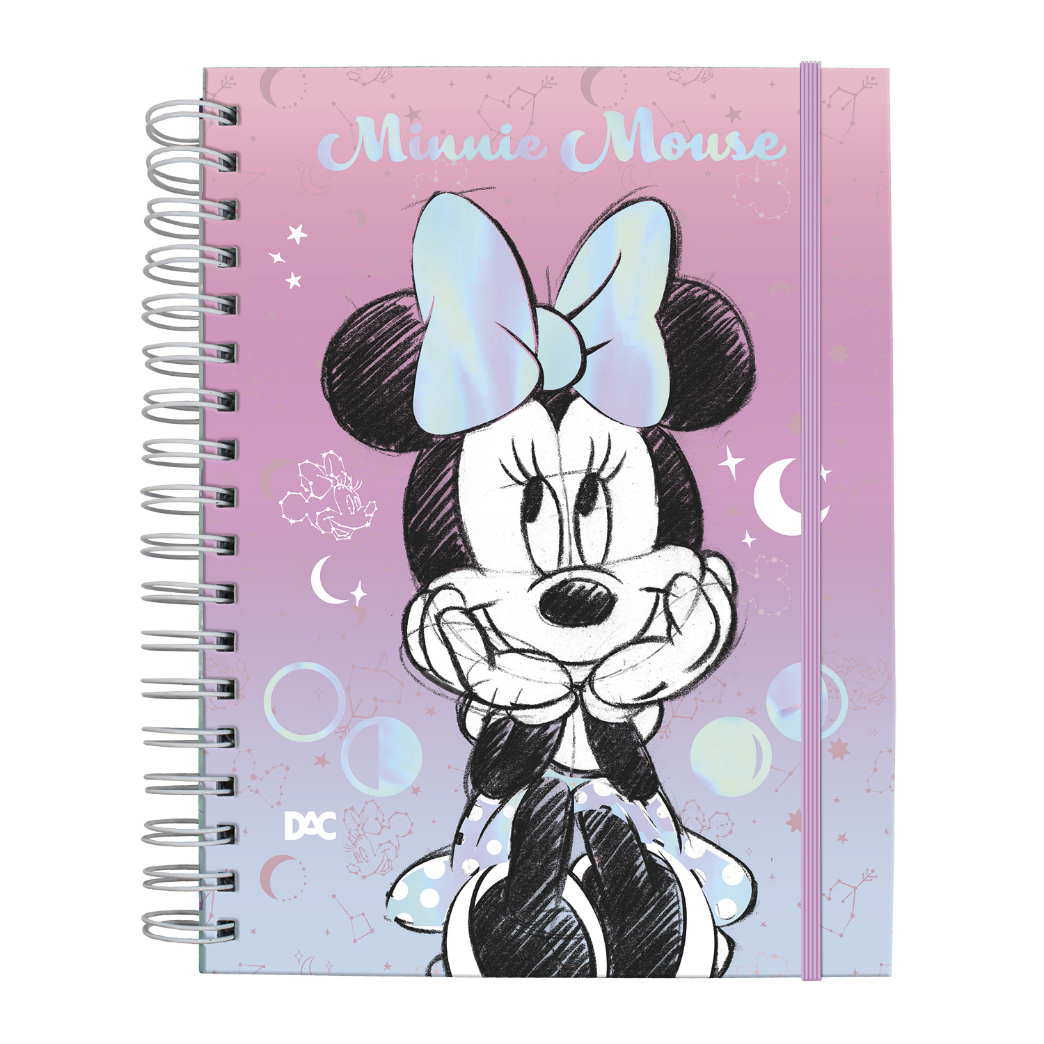 CADERNO UNIVERSIT¿RIO SMART MINNIE 4647 DAC 80F CAPA DURA