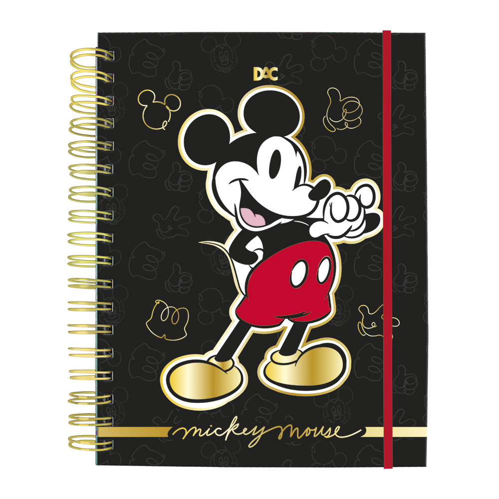 CADERNO UNIVERSIT¿RIO SMART MICKEY 4639 DAC 80F CAPA DURA