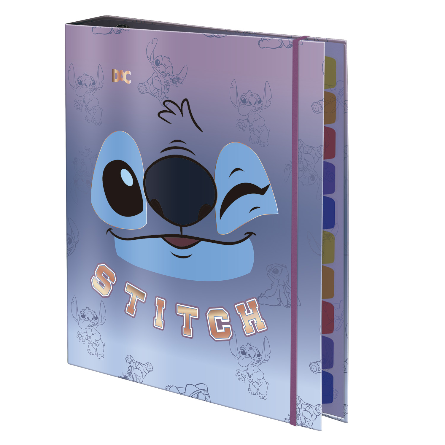 CADERNO DAC 48F ARGOLADO COLEGIAL STITCH