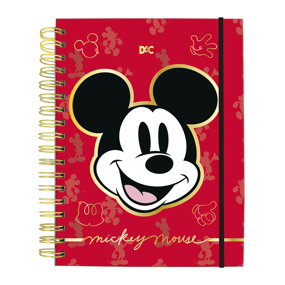 CADERNO DAC 80 FOLHAS CAPA DURA COLEGIAL SMART MICKEY