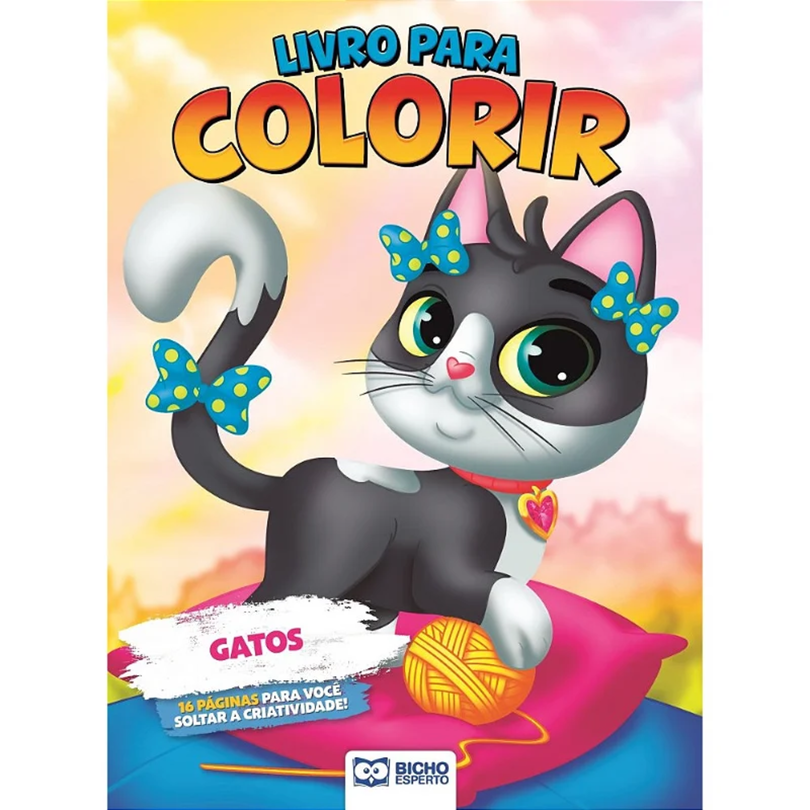 LIVRO BICHO ESPERTO COLORIR GATOS