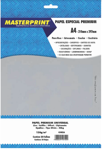 PAPEL MASTER OPALINE 120G A4 C/20F CZ