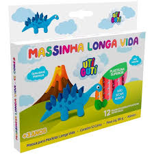 MASSA DE MODELAR UTI GUTI 180G LONGA VIDA C/12