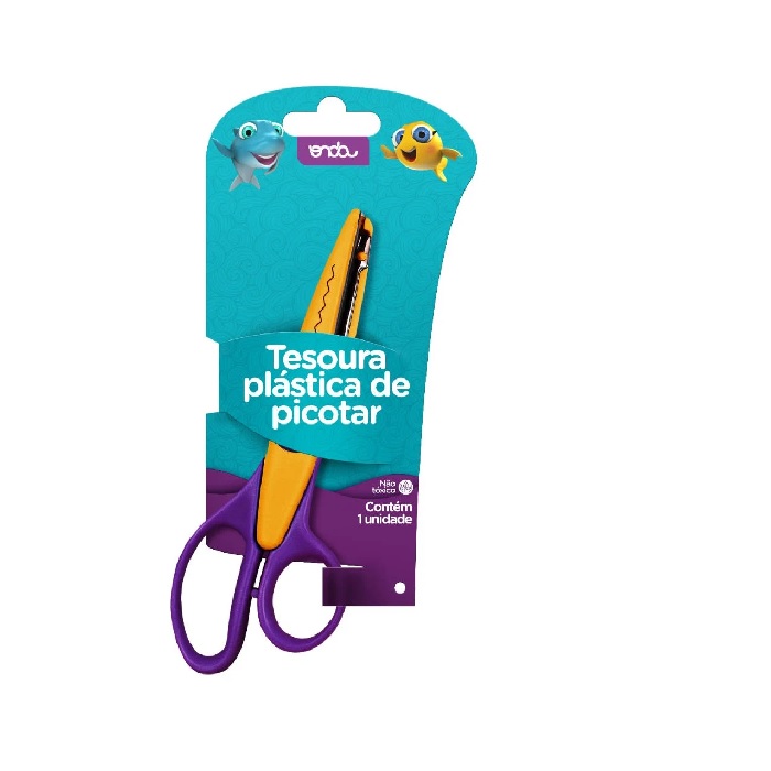 TESOURA ONDA PLAST PICOTAR 2411014
