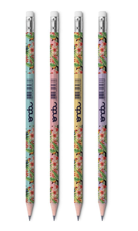 LAPIS ONDA HB COM BORRACHA ALOHA 1215051