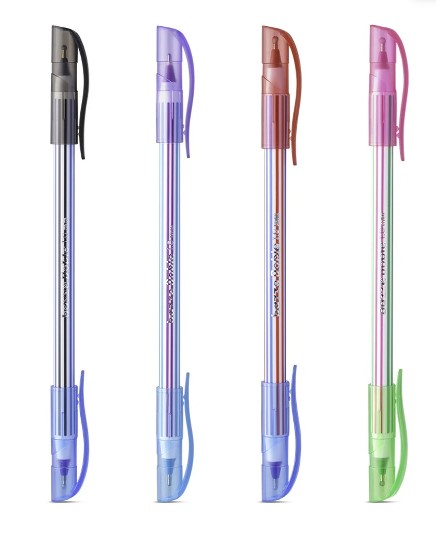 CANETA BAZZE DOBLE 1.0 FASHION SORTIDA