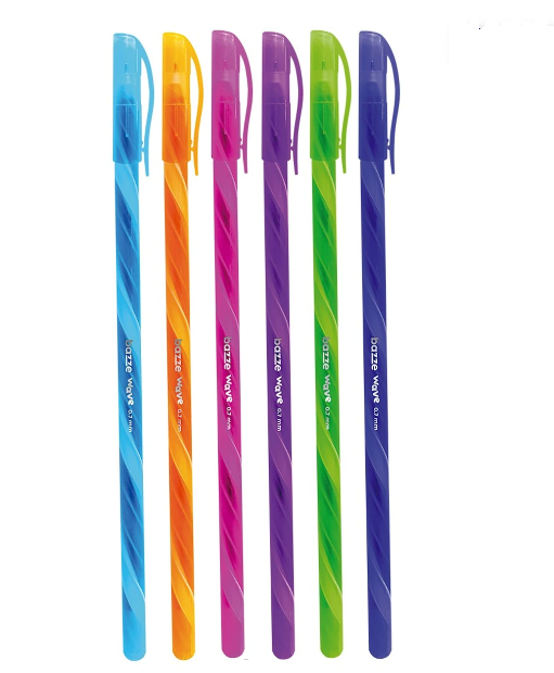 CANETA BAZZE WAVE 0.7 FASHION SORTIDA