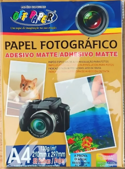 PAPEL FOTO A4 130G OFF PAPER MATTE C/50F