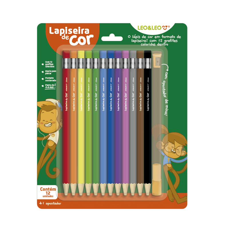 LAPISEIRA LEO&LEO 2.6 GRAF COLOR BLISTER C/12