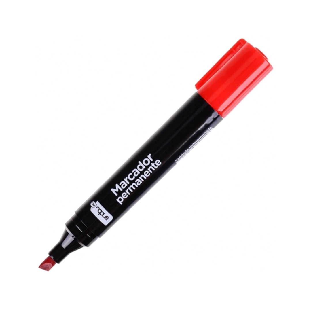 MARCADOR PERMANENTE ONDA VERMELHO