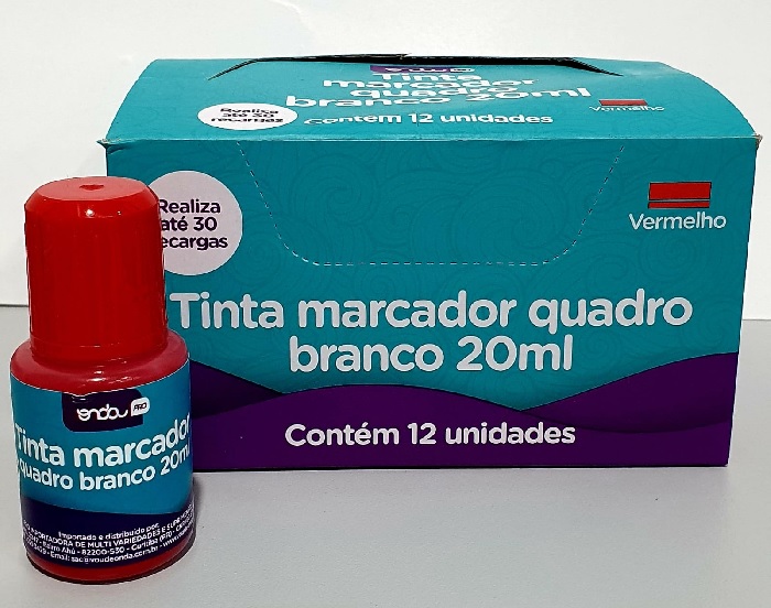 TINTA PARA MARCADOR DE QUADRO BRANCO 20ML ONDA VM